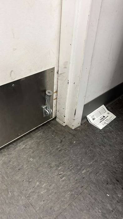 Access control system commercial door